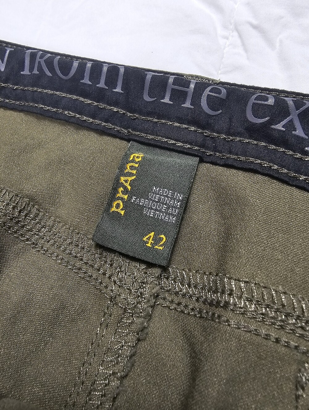 Prana Stretch Zion Green Cargo Pants Men’s Size 42 - Picture 6 of 11